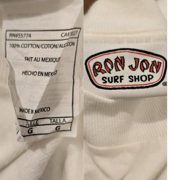 Ron Jon Surf Shop Cocoa Beach FL Long Sleeve Tee – EUC Size Large - Picture 8 of 8